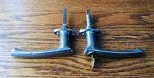 1932 Packard DOOR HANDLES w/KEY vtg 1930s exterior lock & non locking