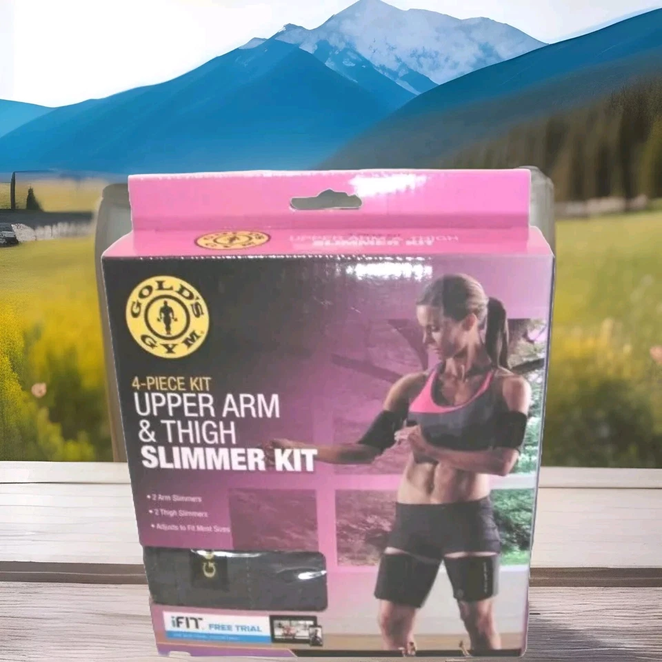 Gold's Gym Adjustable Upper Arm and Thigh Slimmer Kit Exercise Fitness Equipment