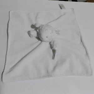 Carter's White Lamb Sheep Lovey Security Blanket With Pacifier Holder - Picture 1 of 8
