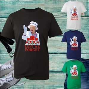 Lest We Forget Queen Elizabeth II T-Shirt Anniversary Remembrance Elizabeth Day - Bild 1 von 6