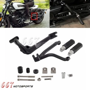 Rear Foot Pegs & Support Mounting Kit For Harley Sportster S RH1250S 2021-2024 - Picture 1 of 8