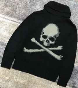 2011AW Mastermind x Ape Knit Jacket The Best Collaboration Men's M Great impact - Picture 1 of 12
