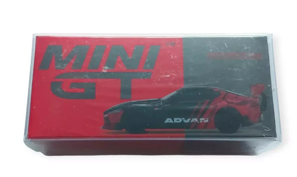 TSM Mini GT 206 Toyota GR Supra HKS Advan RHD 1:64 - Image 1 of 1