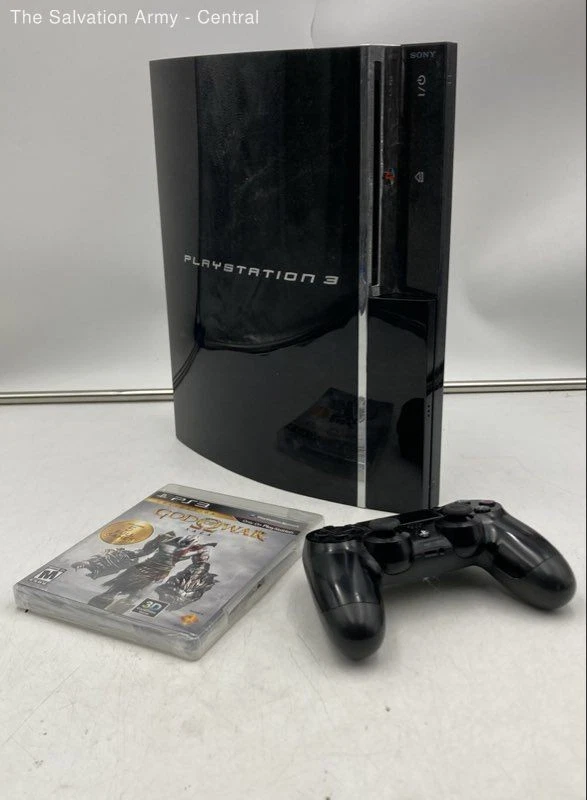 Sony PlayStation 3 Black Component RCA Video Game Consoles for