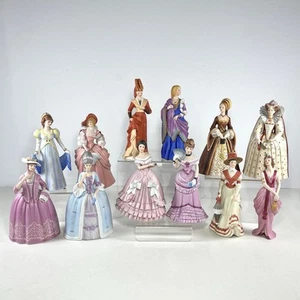 Lenox The Great Fashions Of History Porcelain Figures Complete Collection Of 12 - Picture 1 of 15