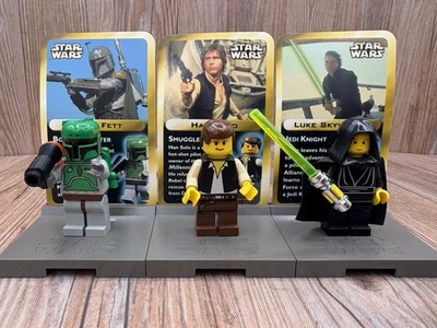 Lego Star Wars 3341 Minifigure Pack Luke Han Boba Fett (2000) Complete With Card - Image 1 of 4