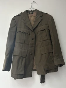 WWII Australian Military Forces Jacket AMF Button P J King Pty Ltd c. 1940s X 9 - Picture 1 of 16