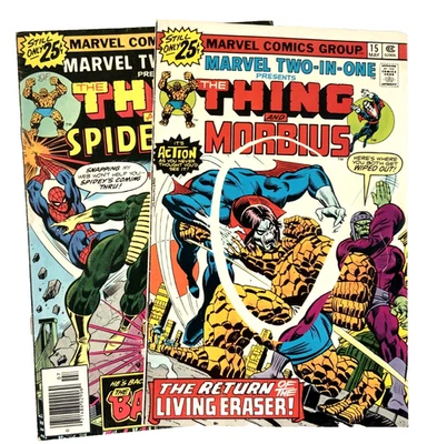 Marvel TWO-IN-ONE (1976) #15 17 Morbius + Spider-Man App VG to VG/FN Ships FREE! - image 1 of 4