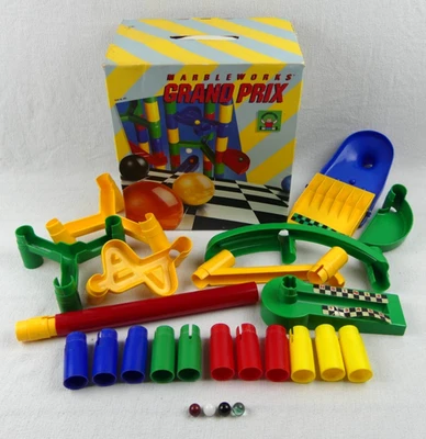 Vintage Marbleworks Grand Prix Marble Building Sets by Discovery Toys, Read  - Image 1 of 4
