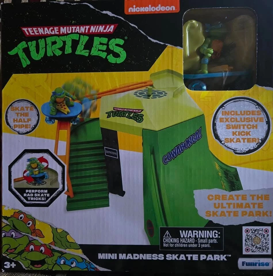 Nickeloden Teenage Mutant Ninja Turtles Mini Madness Skate Park con Leonardo... Foto 1 de 1