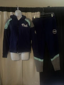 Victoria’s Secret PINK Hoodie & Jogginghose Outfit Set Navy Blau Gr. Medium - Bild 1 von 3