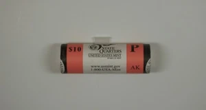 2008 P ALASKA US MINT SEALED QUARTER ROLL; COMBINE SHIPPING! - Picture 1 of 3