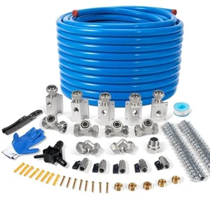 3/4 Zoll × 100 & 200 & 300 Fuß Druckluftleitung Kit für Shop/Garage, HDPE-Aluminium Rap... - Bild 1 von 4