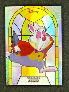 2025 Kakawow Phantom Disney Alice Wondland White Rabbit Stained Glass Gold /10 - Picture 1 of 9
