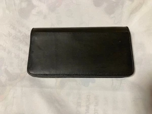 Cartera Larga Hysteric Glamour Cuero de Vaca Genuino Negra Ligeramente Usada #0894 - Imagen 1 de 7