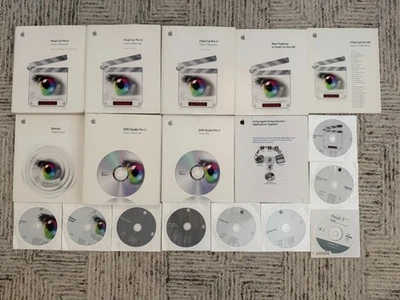 Apple Production Suite -  Final Cut 4, DVD Studio Pro 3, Motion, Inst Books - Image 1 of 4
