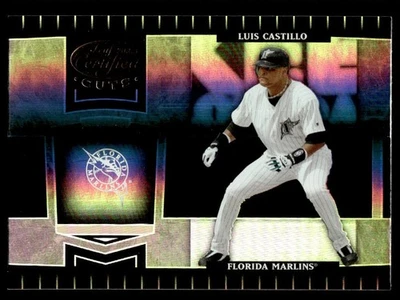 2004 Leaf Certified Cuts Luis Castillo Florida Marlins #78 - Image 1 of 2