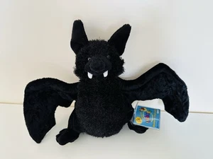 Webkinz Retired Black Bat Plush New w Code Posable Wings HM367 Non-Smoking Home - Picture 1 of 4