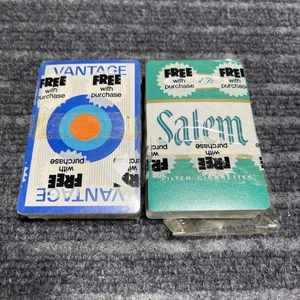 Vintage Vantage / Salem Zigaretten Promo Werbung Spielkarten Lot VERSIEGELT - Bild 1 von 3