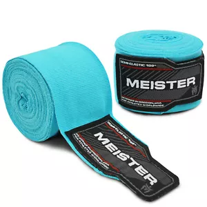 WHOLESALE 30 PAIRS - 180" SEMI-ELASTIC HAND WRAPS - MEISTER MMA Boxing MIX/MATCH - Picture 1 of 39