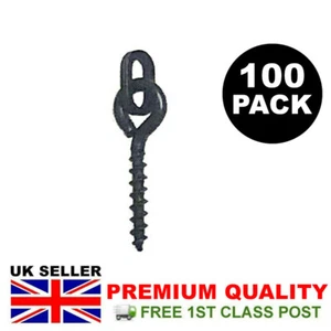 100 PIEZAS TORNILLOS DE CEBO DE ANILLO PARA APAREJOS DE PESCA DE CARPA BOILIE CEBO UP PLATAFORMAS DE CHOD 13 MM - Imagen 1 de 2