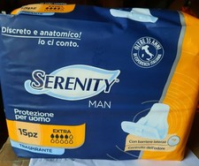180 pannolini Serenity Man Assorbenti Pannolini Per Uomo 15x12 confezioni