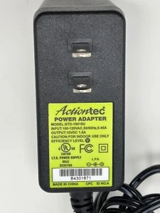 Actiontec Power Adapter Model STD-10016U 100-120VAC, 50/60Hz, 0.45A - 10VDC 1.6A - Picture 1 of 3