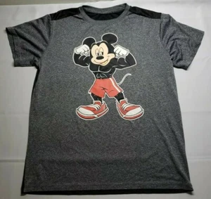 Camiseta mediana estilo retro de Disney Mickey Mouse ""Working Out"" para hombre - Imagen 1 de 12