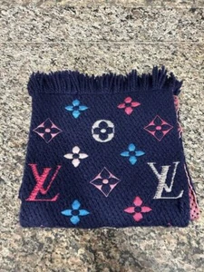 Louis Vuitton Rainbow Wool/Silk Logomania Scarf SPB-SAL (334799) - Picture 1 of 6