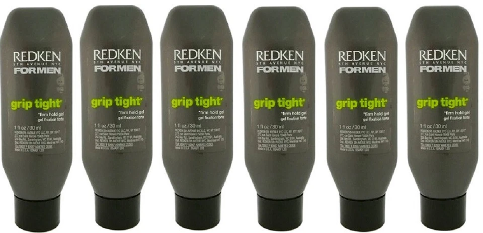 Redken For Men Grip Tight Firm Hold Gel 1oz ......... Pack of 6  - Image 1 of 1