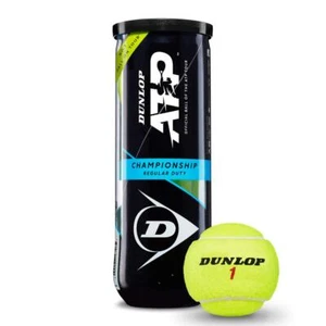 Dunlop ATP Championship Tennis Balls Regular Duty Pack Of 6/12/24 (1 Can=3 Balls - Picture 1 of 16