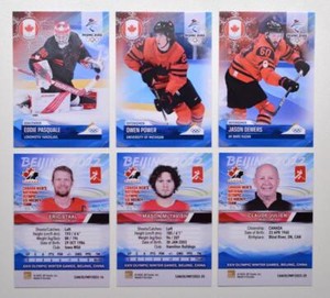 2022 BY cards Beijing Olympics Ice Hockey Team Canada Pick a Player Card