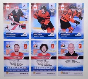 2022 BY Cards Beijing Olympics Ice Hockey Team Canada Pick a Player Card - Bild 1 von 26