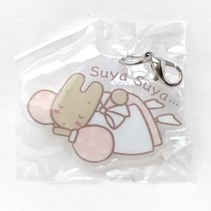 Sanrio Capsule Toy Napping Acrylic Charm Keychain Marron Cream W 5 cm - Picture 1 of 3