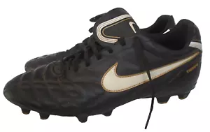 Nike Tiempo Legend III FG 366177-018 Soccer Cleats Men's Size US 13 Black - Picture 1 of 5