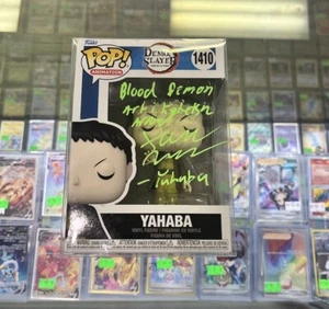Funko POP! Demon Slayer Yahaba 1410 Signed By Xander Mobus PSA F05 - Picture 1 of 3