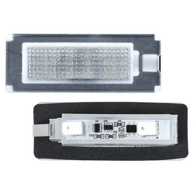 2x Für Smart Fortwo W450 W451 W453 Coupe Cabrio LED Kennzeichenbeleuchtung DE - Bild 1 von 4