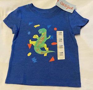 Cat & Jack Baby Dinosaur T-shirt size 12 Months NWT - Picture 1 of 4