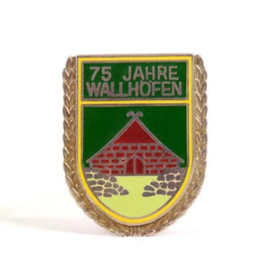 Sorgel Loxstedt Vintage 1988 (75 Jahre) 75 Jahre Wallhöfen Deutschland Emaillepin - Bild 1 von 4