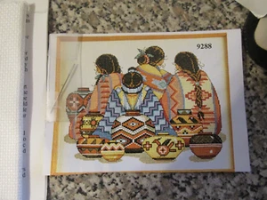 Diseño Obras Punto de Cruz Kit Colección "Arte Indio" Mantas Ollas Aturdidor - Imagen 1 de 7
