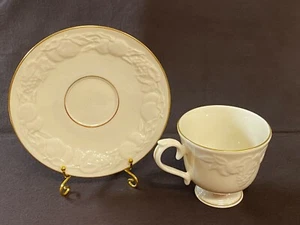 Footed Cup & Saucer Set Fruits of Life by LENOX - Picture 1 of 2