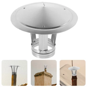 Chimney Cover Metal Chimney Flue Cowl Rain Cover Chimney Cover Accessory - Picture 1 of 12