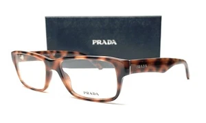 PRADA PR 16MV 5191O1 Spotted Brown Demo Lens Women's Eyeglasses 53mm - Picture 1 of 3