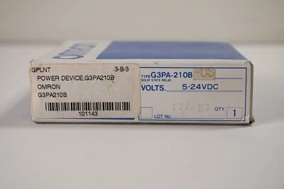 Omron G3PA-210B solid state relay 24VDC - Image 1 of 3