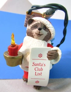 Hallmark Magic KOCC Ornament 1992 SANTA'S CLUB LIST **Video** - Imagen 1 de 13