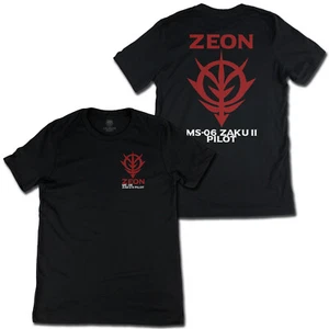 Zeon MS-06 ZAKU II Pilot Gundam Sieg Zeon! Red Anime Graphic Art Novelty Tee - Picture 1 of 2