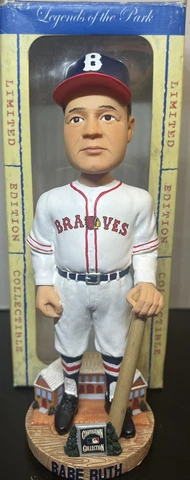 2003 Babe Ruth Bobblehead Boston Braves Cooperstown Forever Collectibles /5,714 Cover