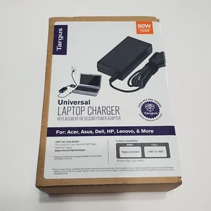 Targus 90W Universal Laptop Adapter Charger Acer Dell HP Lenvo 6ft Cable - Picture 1 of 3