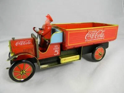 COCA COLA - MODEL 1930'S TIN DELIVERY TRUCK CAMION DELLE CONSEGNE IN LATTA 37301 - Immagine 1 di 2