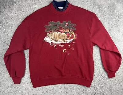 Sudadera Vintage Morning Sun Mujer Grande Navidad Cottagecore Granny Puppy Foto 1 de 4